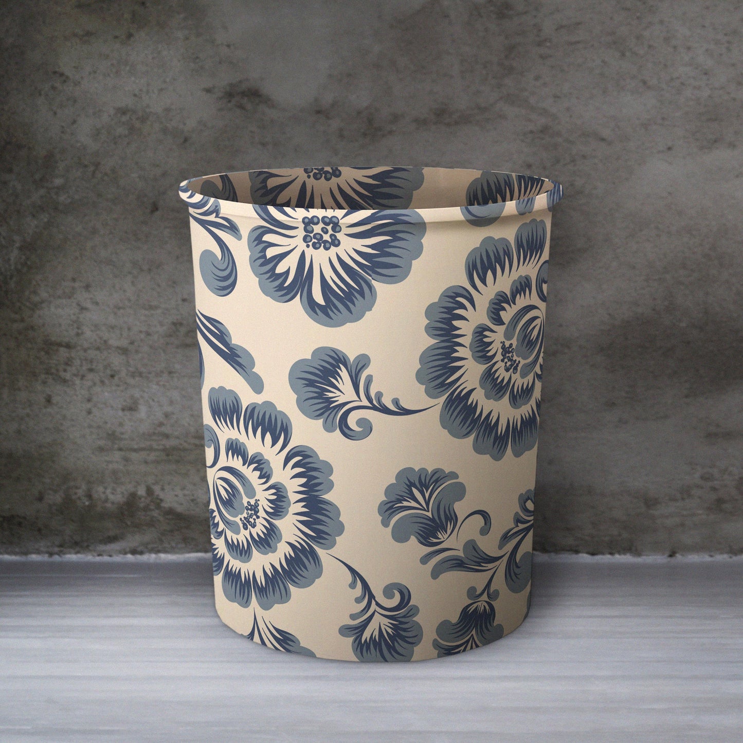 Blue Victoria Dustbin