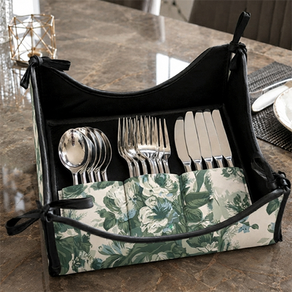 Printed - Victorian Green Cutlery Tray