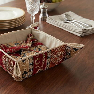 Hand Sequin - Maroon Breadbasket Trendy Home