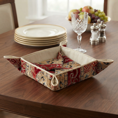 Hand Sequin - Maroon Breadbasket