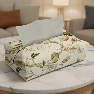 Printed - Beige Fort Tissue Box Trendy Home