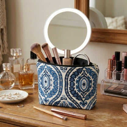 Printed - Moroccan Motif Cosmetic Pouch