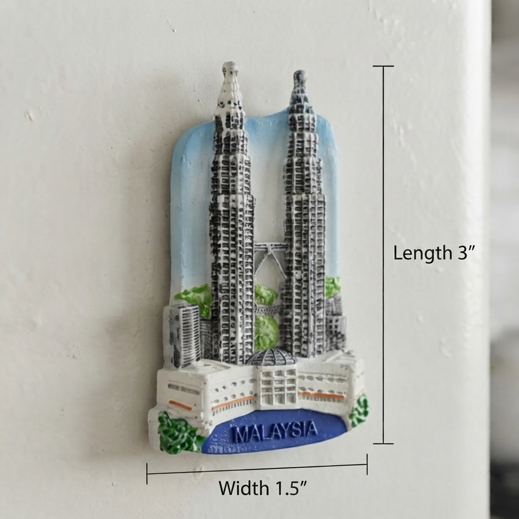 Resin - Malaysia Fridge Magnet