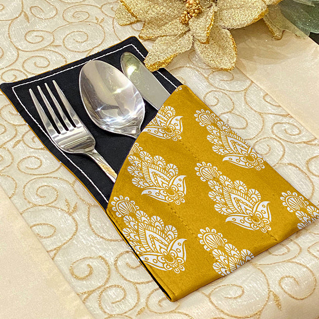 Printed - Ethnic Cutlery Pouch Trendy Home