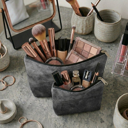 Malai Velvet - Steel Cosmetic Pouch Trendy Home