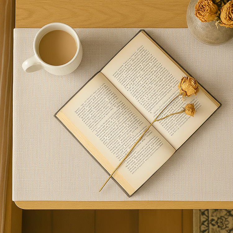 Fine Jute - Wheat Bed Side Table Accent Trendy Home