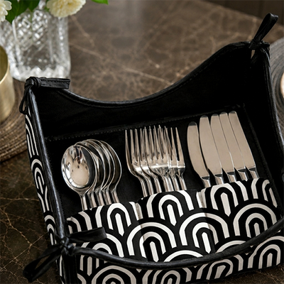 Printed - Monochrome Arch Cutlery Tray Trendy Home
