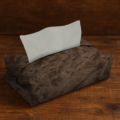 Turkish Velvet - Bronze Tissue Box Trendy Home