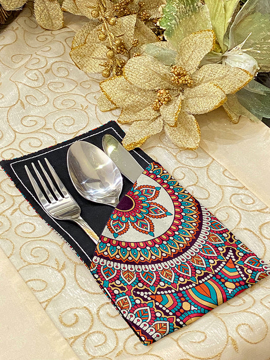 Printed - Koselig Cutlery Pouch Trendy Home