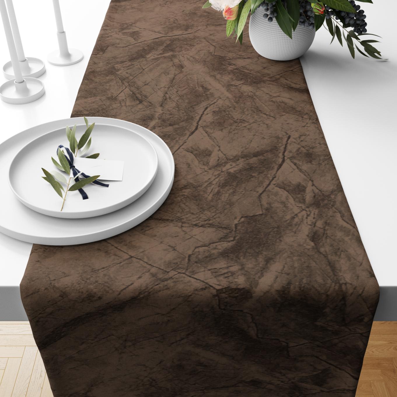 Turkish Velvet - Bronze Table Runner Trendy Home