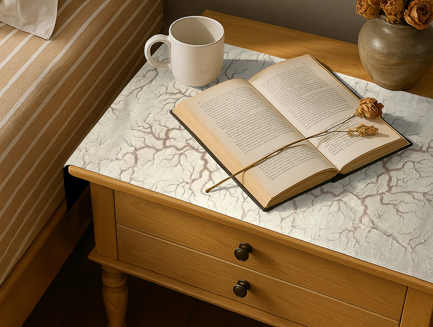 Shanghai - Zarif Bed Side Table Accent