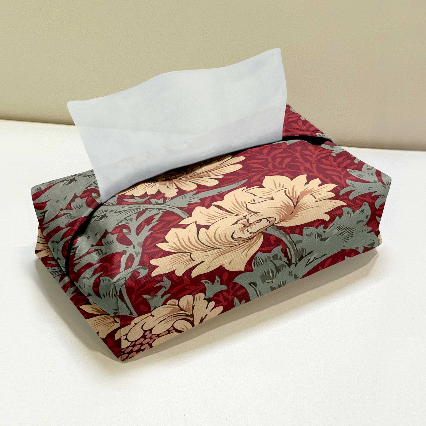 Printed - Petal Palette Tissue Box Trendy Home