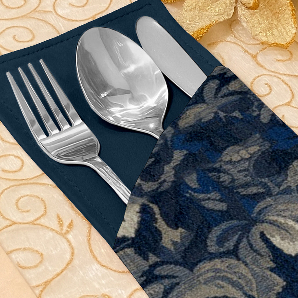 Printed - Midnight Weave Cutlery Pouch Trendy Home