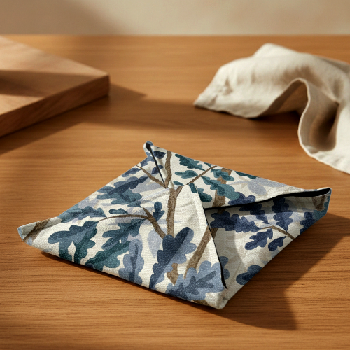 Printed - Blue Oak Roti Kapra Trendy Home