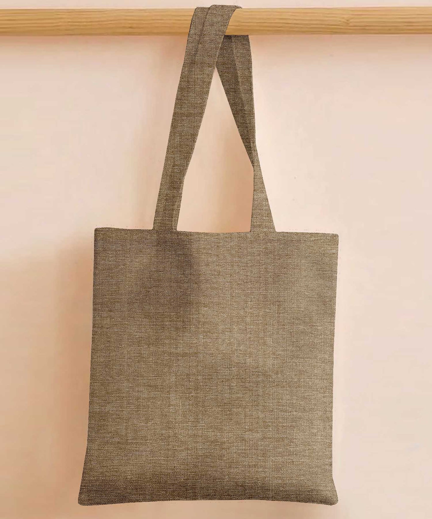 Fine Jute - Mud Tote Bag