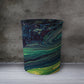 Green Emerald Marble-Stone Dustbin Trendy Home