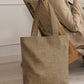 Fine Jute - Mud Tote Bag