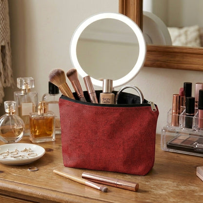 Fine Jute - Plum Cosmetic Pouch Trendy Home