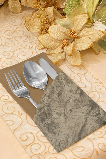 Turkish Velvet - Pearl Cutlery Pouch