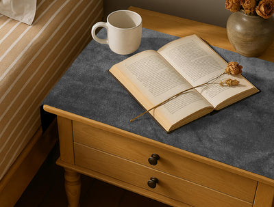 Malai Velvet - Steel Bed Side Table Accent Trendy Home