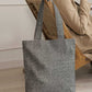 Fine Jute - Ash Tote Bag