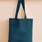 Fine Jute - Dark Turquoise Tote Bag