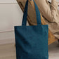 Fine Jute - Dark Turquoise Tote Bag