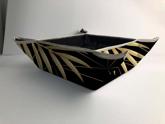 Gold Leaves Bread Basket