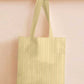 Patterned Leather - Beige Tote Bag