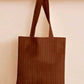 Patterned Leather - Bronze Tote Bag