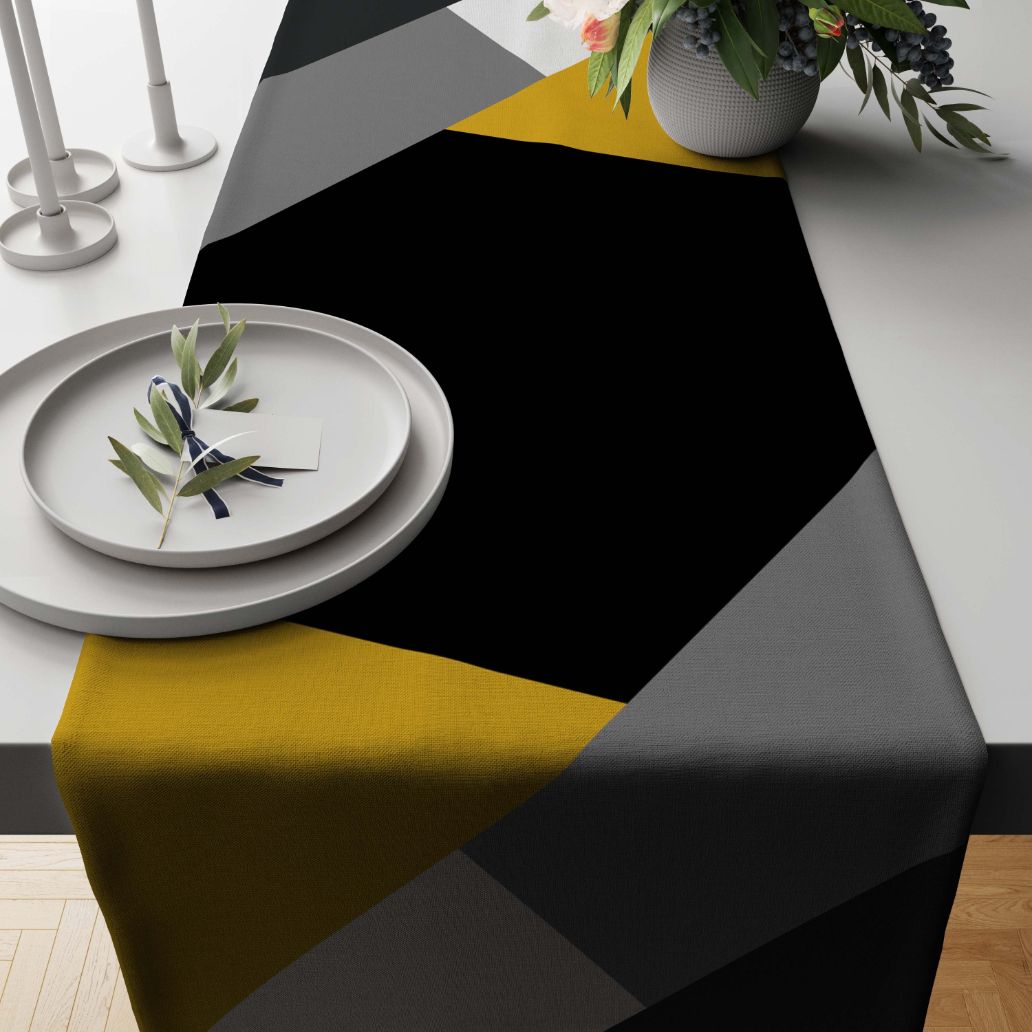 Victoria's Yellow Table Runner Trendy Home