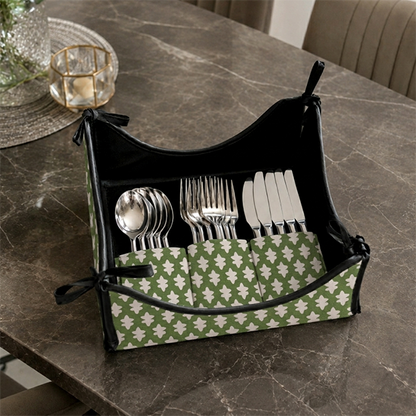 Printed - Emerald Symmetry Cutlery Tray