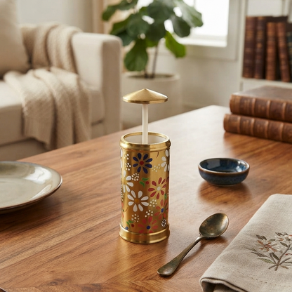 Stainless Steel - Luxe Gold Toothpick Dispenser