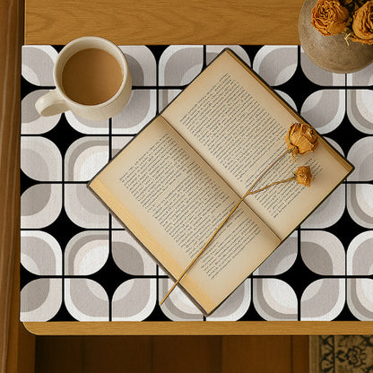 Printed - Retro Slate Bed Side Table Accent Trendy Home