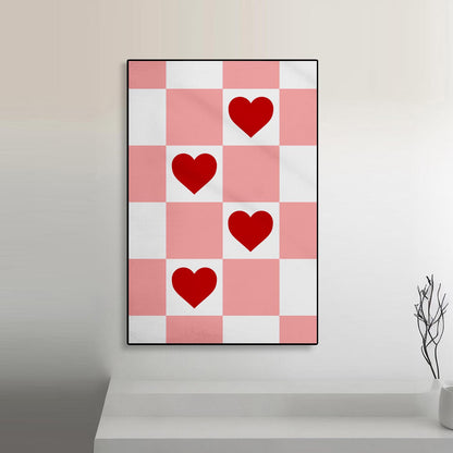 Squares of Love Art Portrait