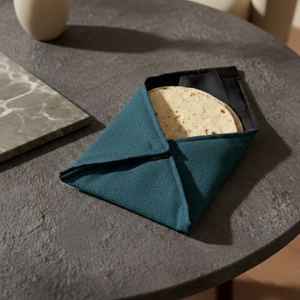 Fine Jute - Dark Turquoise Roti Kapra Trendy Home