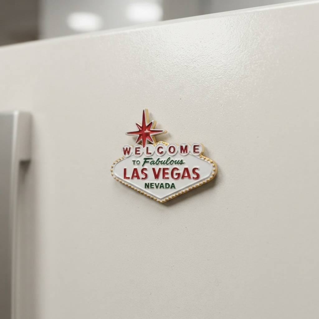 Resin - Las Vegas Fridge Magnet