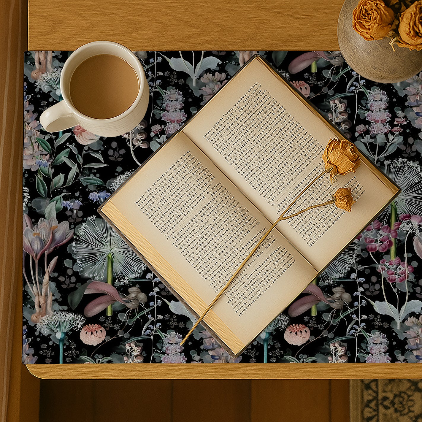 Printed - West Coast Bed Side Table Accent Trendy Home