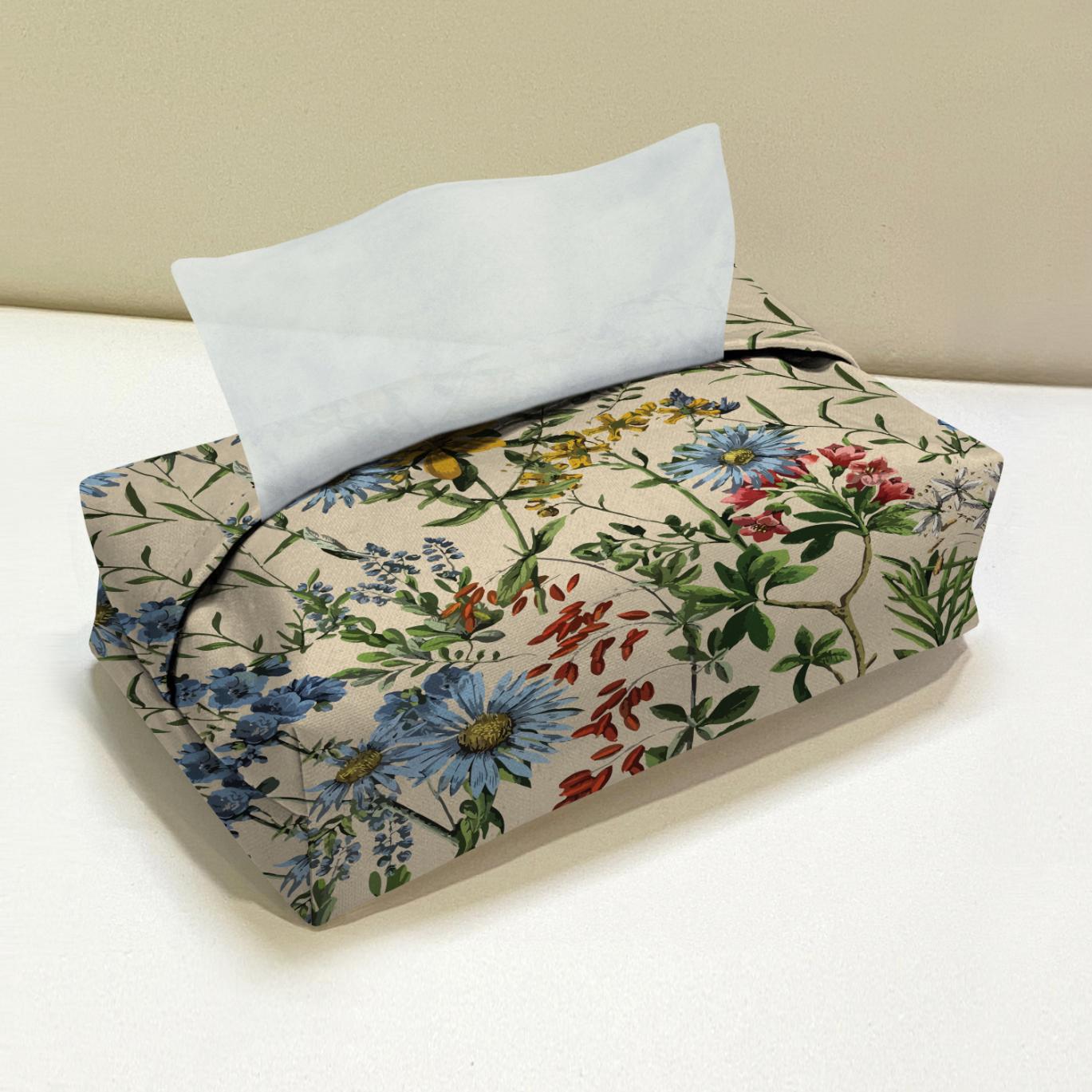 Floral Clash Tissue Box Trendy Home