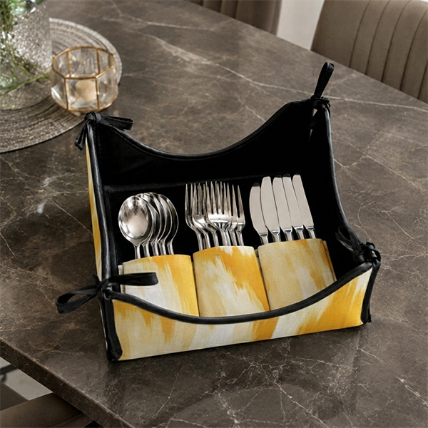 Printed - Solar Brushstroke Cutlery Tray