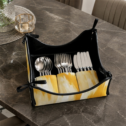 Printed - Solar Brushstroke Cutlery Tray