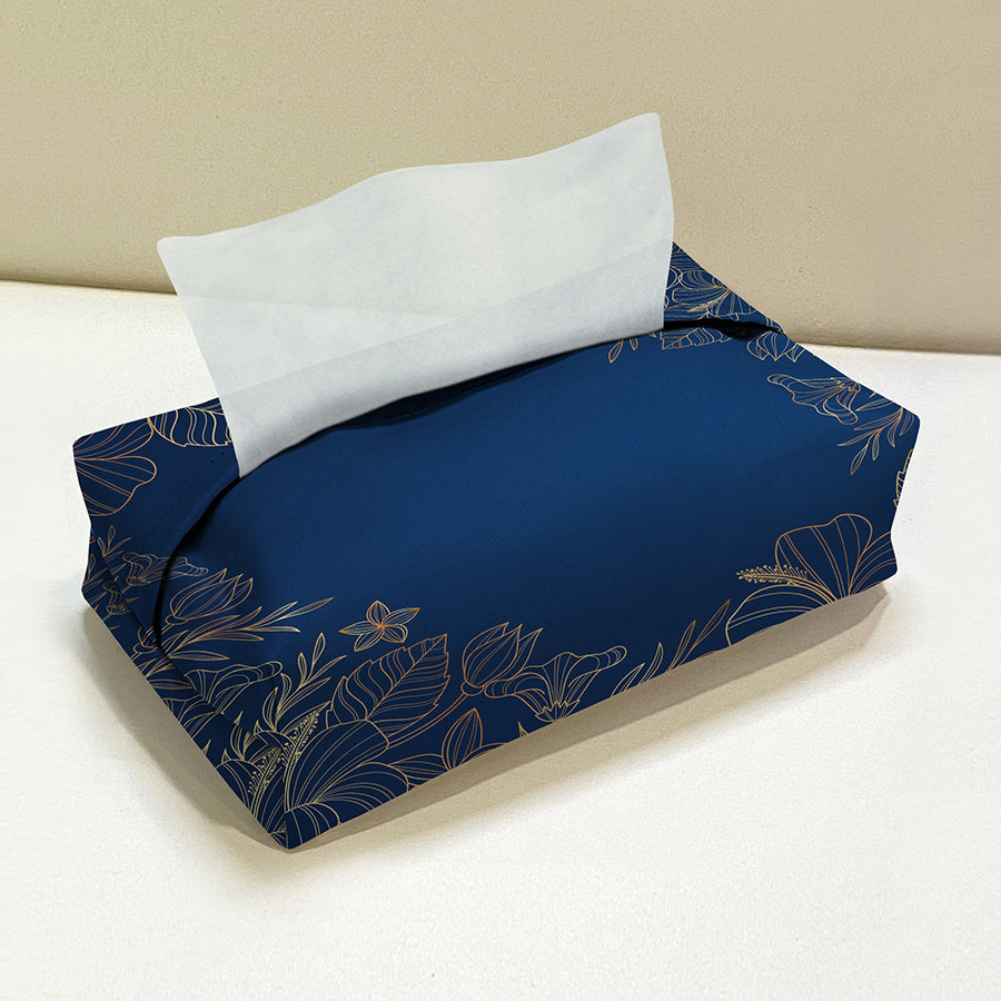 Floral Night Tissue Box
