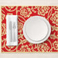 Red Petal Table Mat Trendy Home