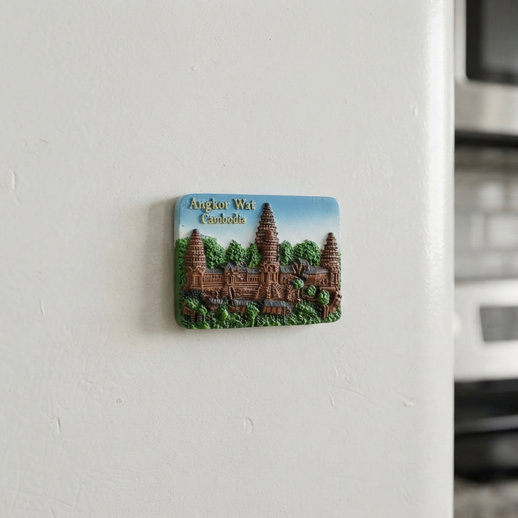 Resin - Cambodia Fridge Magnet