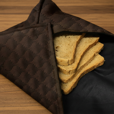 Quilted Velvet - Coffee Roti Kapra Trendy Home