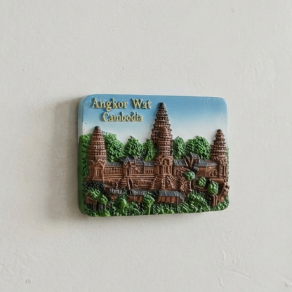 Resin - Cambodia Fridge Magnet