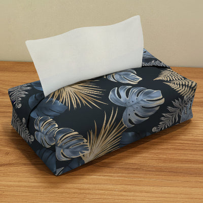Printed - Moon Leaves Tissue Box Trendy Home