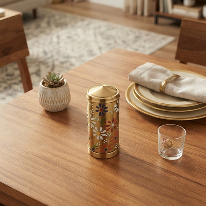 Stainless Steel - Luxe Gold Toothpick Dispenser