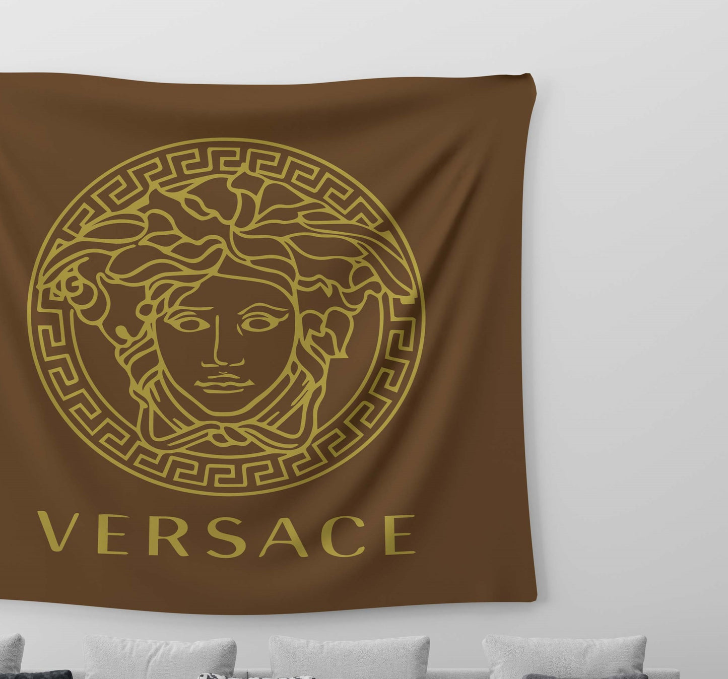 Brown Versace Tapestry Trendy Home