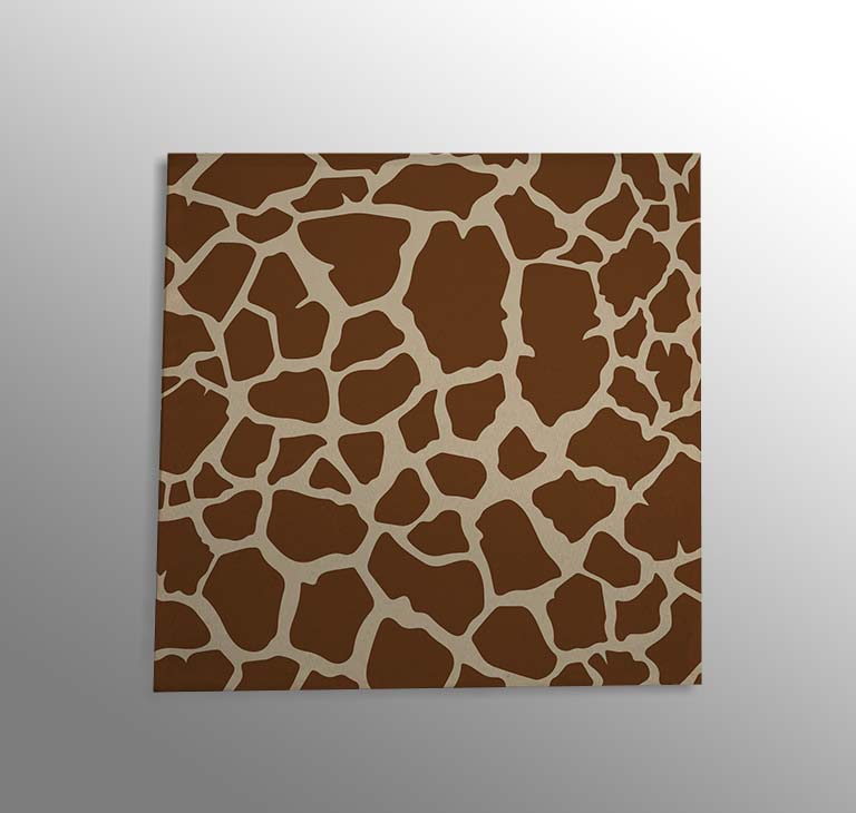 Giraffe Skin Portrait trendy home